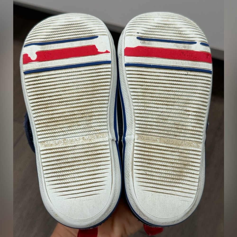 MIKI HOUSE navy blue toddler kids shoes. Size 15cm. US 9 EU 25 pre-owned - Picture 13 of 13